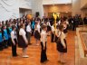 Šoka D. Pilukienės mokiniai - Vilniaus Tuskulėnų vidurinės mokyklos mokinių dailės darbų parodos atidarymas LR Vyriausybės rūmuose 2011 m.